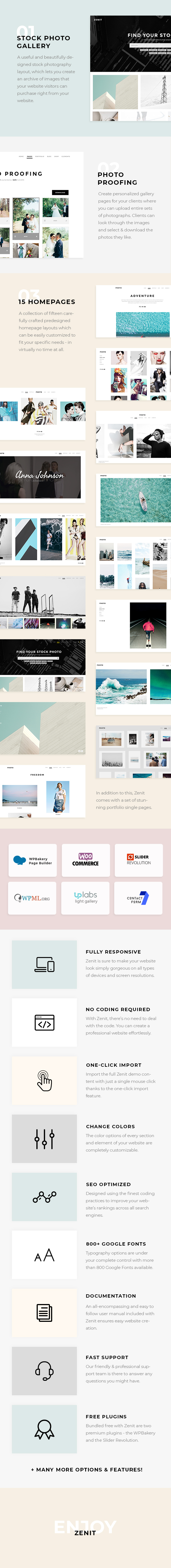 Zenit - Clean Photography Theme - 1